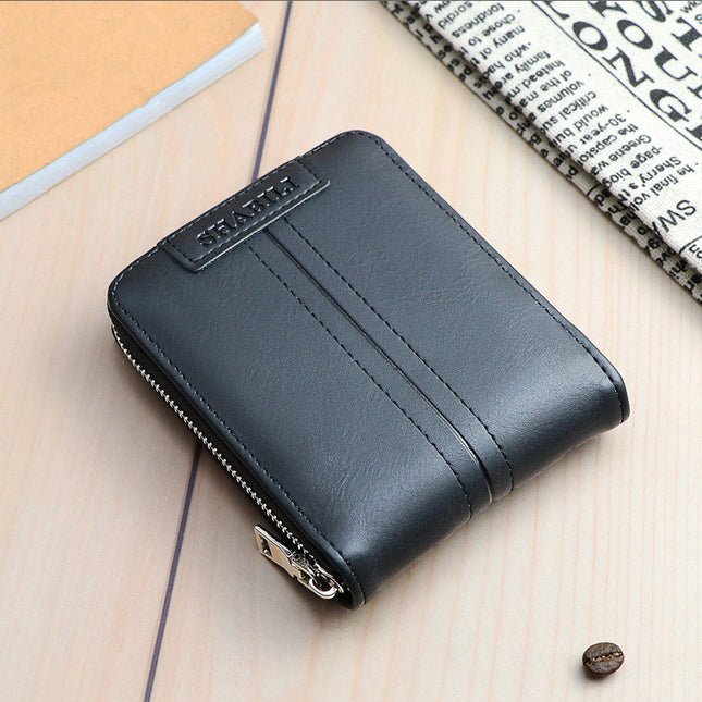 Men's Fashion Horizontal Wallet, Large Capacity, Multi-Card