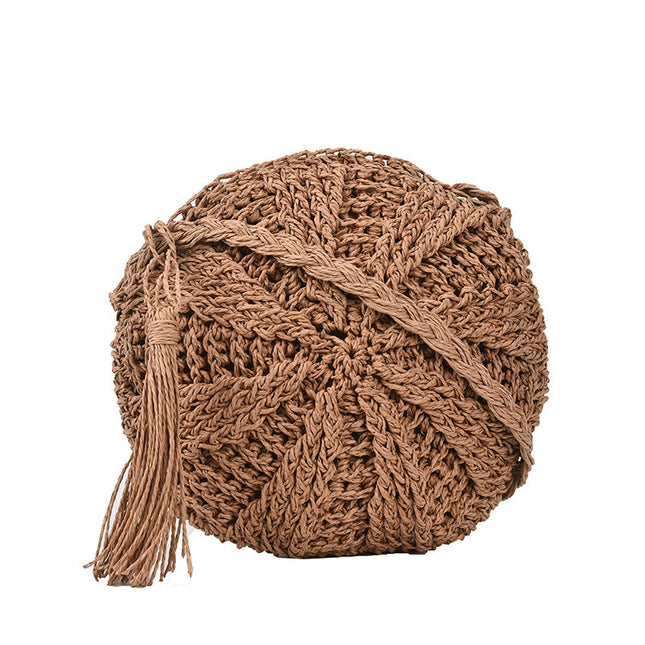 Women’s Handmade Straw Beach Crossbody Bag