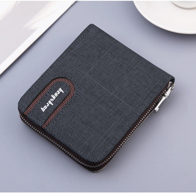 Men's Multi-Function Zipper Wallet