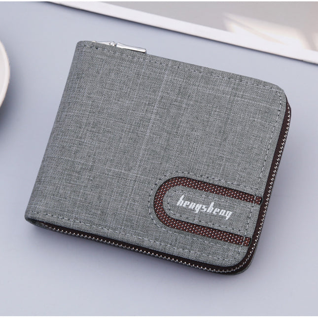Men's Multi-Function Zipper Wallet