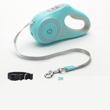 Retractable Dog Leash & Collar Set for Small to Medium Pets