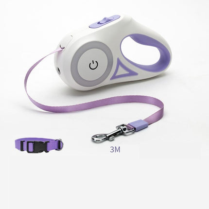 Retractable Dog Leash & Collar Set for Small to Medium Pets